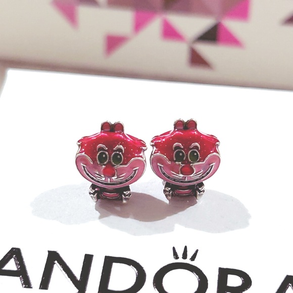 Sterling Silver Pandora Style Disney Alice in Wonderland Cheshire Cat Charm - Picture 8 of 9